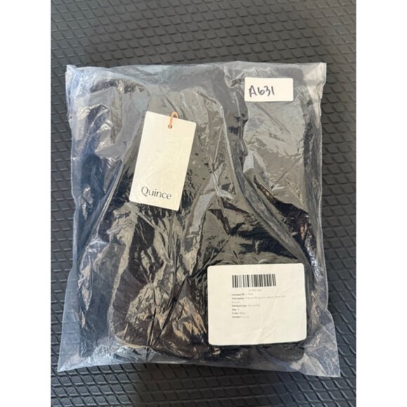 Women's Quince Black Mongolian Cashmere Open Cardigan Sweater S - Picture 5 of 7